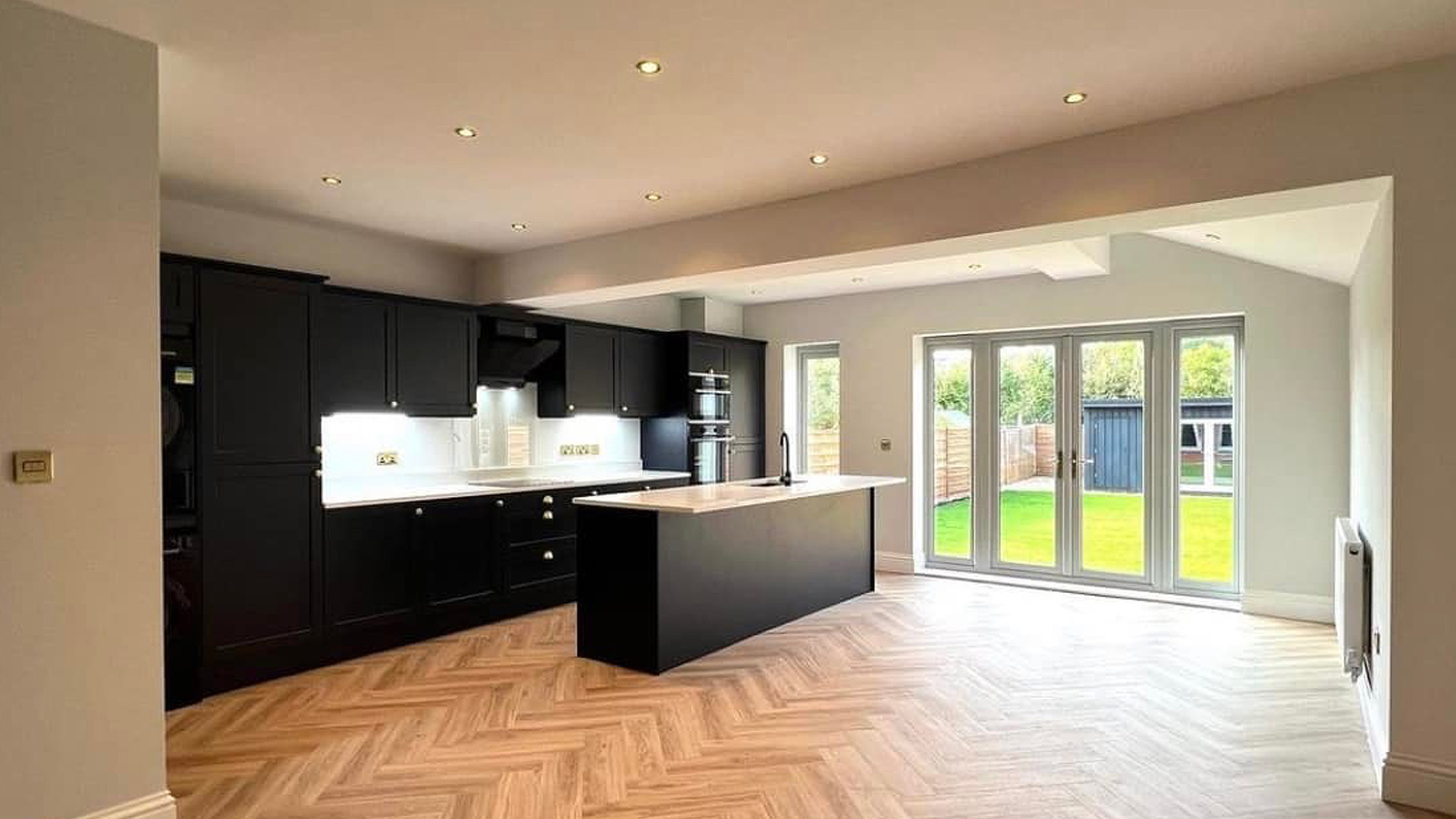 Create more space without moving with a professionally built home extension. 